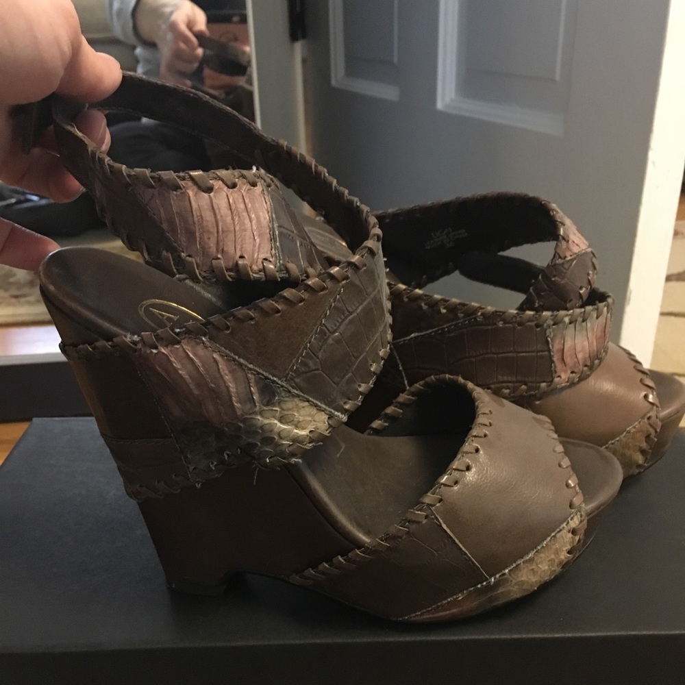 Leather Wedges